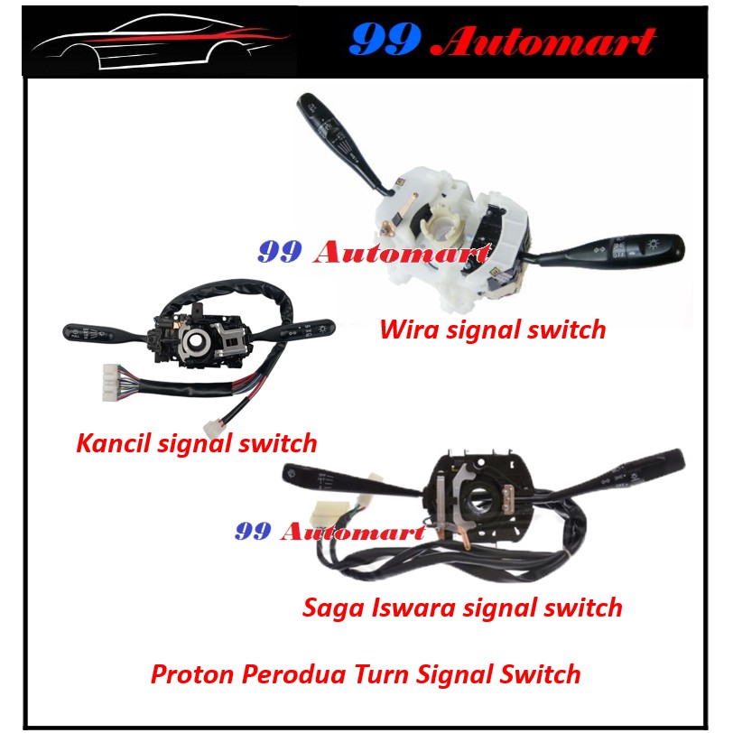 Turn Signal Switch with Wiper OEM Proton Iswara Saga / Wira Satria