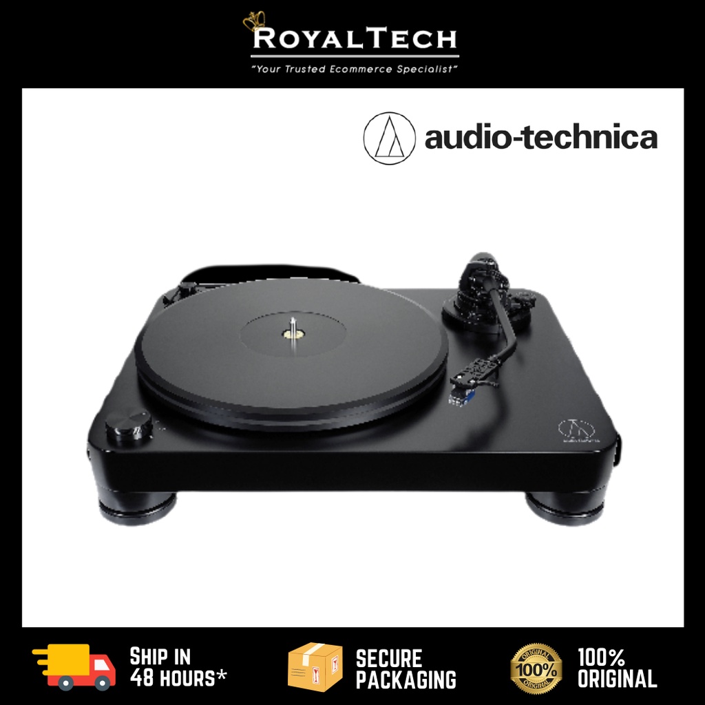 AUDIO TECHNICA ATLP7 Fully Manual BeltDrive Turntable Black (ATLP7