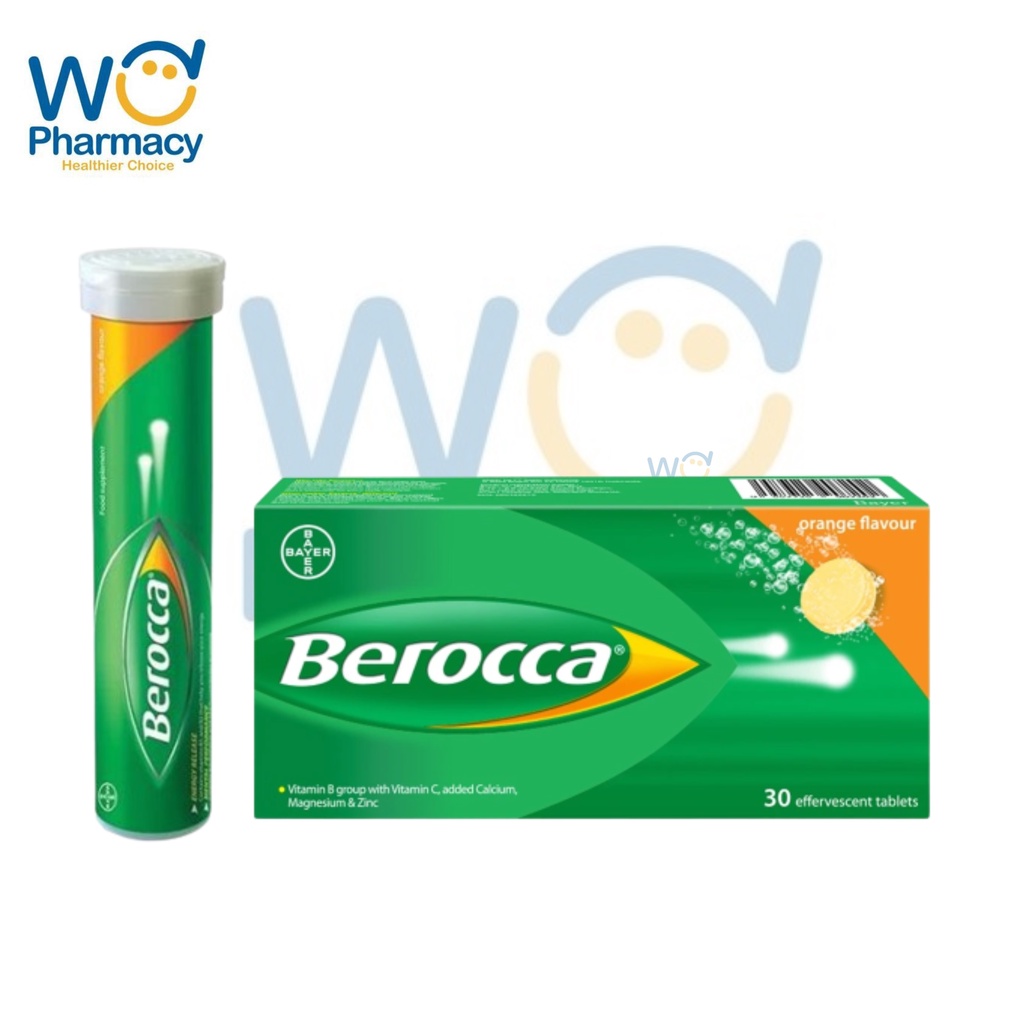 BEROCCA Effervescent Orange Tablets 15's / 30's / 45s | Shopee Malaysia