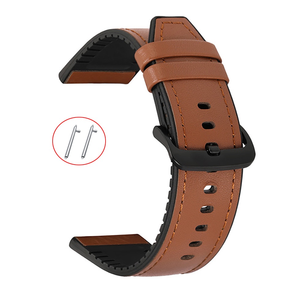 22mm strap For Fossil Gen 5 Carlyle HR Julianna HR Silicone Leather Band for Fossil Sport 43mm Q Explorist HR Gen 4 Belt Band Shopee Malaysia