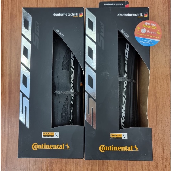 Continental GP5000 STR Tubeless | 700 x 28c / 30c /32c | Shopee