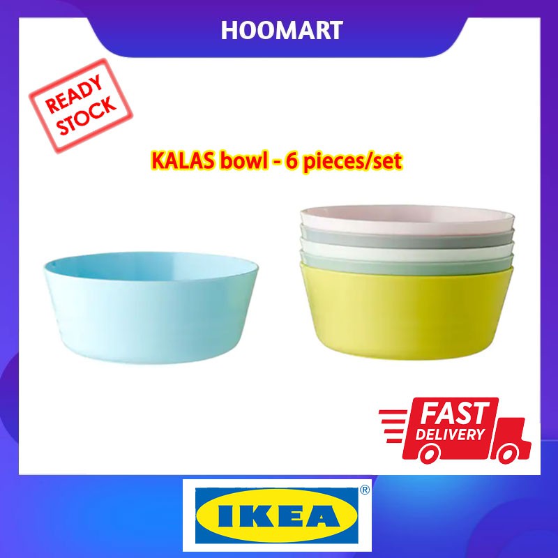 KALAS bowl, mixed colours - IKEA