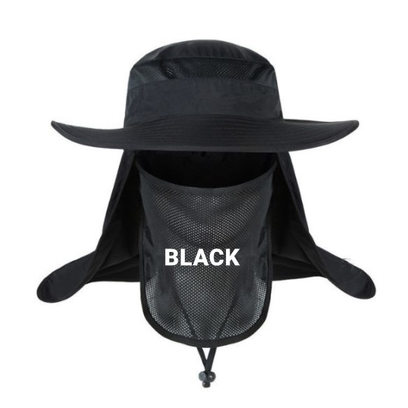 ready stocks Fishing Hat 360 Full Face Cover Anti Mosquito Bucket Cap ...