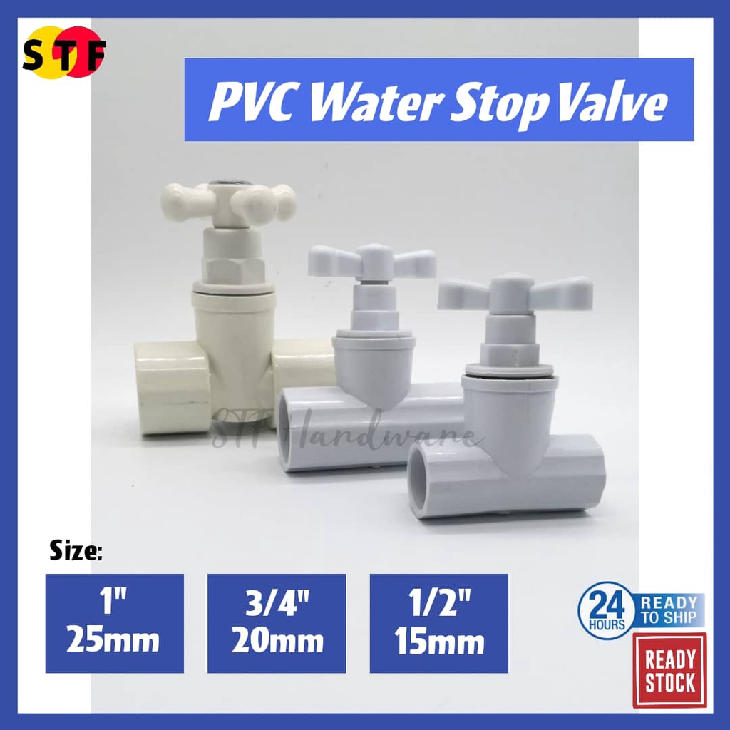 PVC STOP COCK SOCKET TYPE 1/2