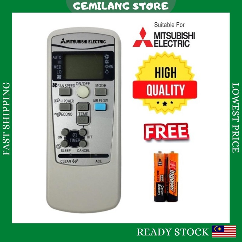 Mitsubishi Aircond Remote Control RKX502A001 Aircon | Shopee Malaysia