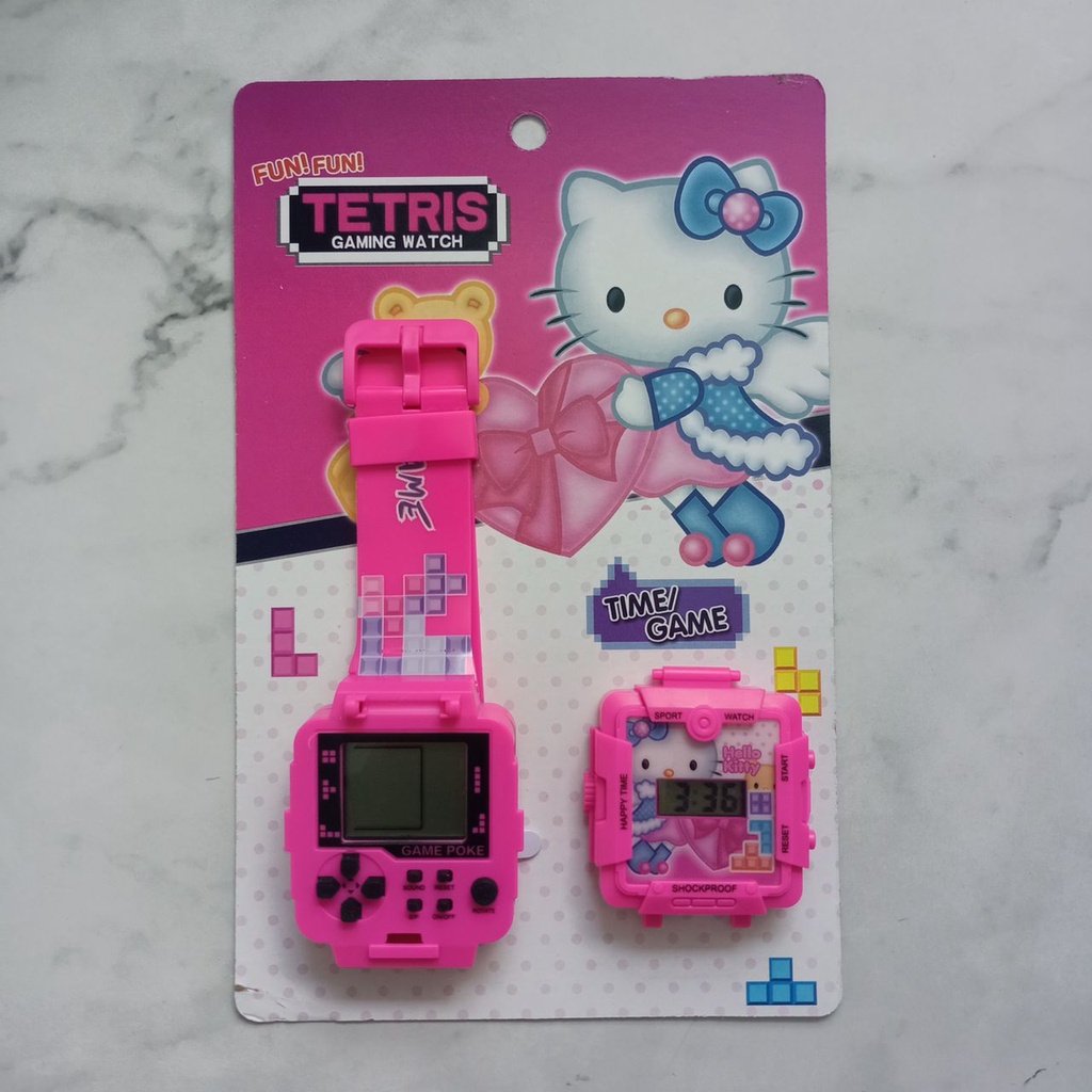 JOM PROMOSI PANAS] Multi function Electronic Tetris gaming watch Children  Kids Watch Avengers Hello Kitty Plants Sponge | Shopee Malaysia