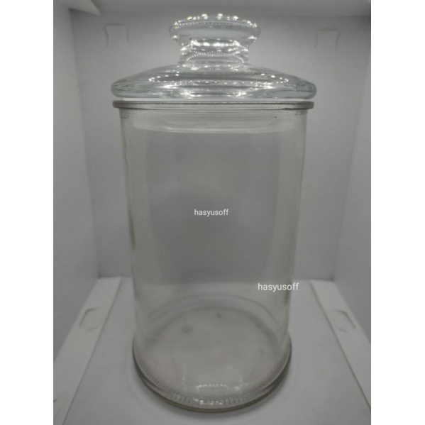 [READY STOCK] 1.22L Airtight glass jar / Balang kuih raya kaca