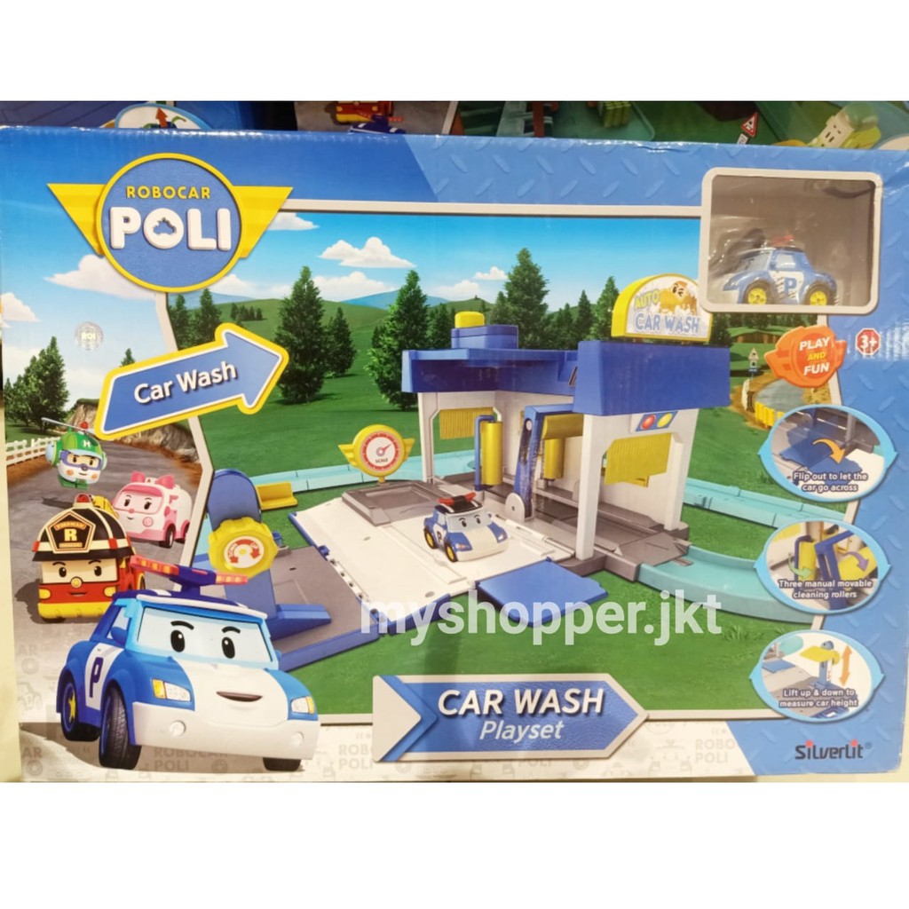 Robocar poli deals car wash