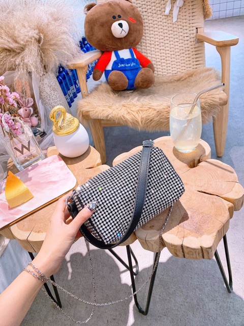 Alexander Wang, Wangloc Crystal Fortune Cookie Clutch