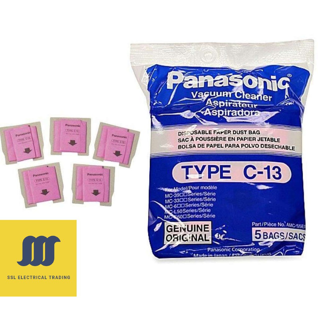 Panasonic Vacuum Dust Bag (Pack) TypeC11 [ Original ] Shopee Malaysia
