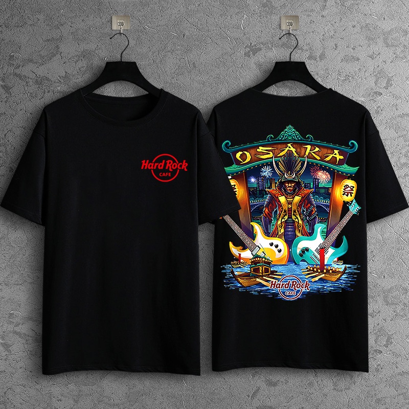 T-SHIRT VIRAL HARD ROCK OSAKA TOKYOBAJU DEWASA HARD ROCK TOKYO Black T ...