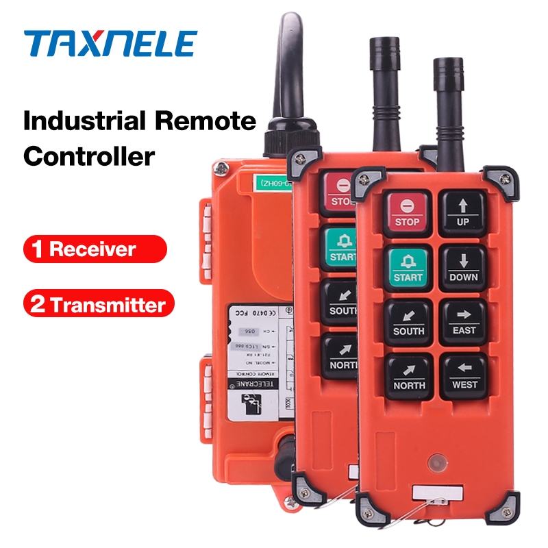 2 Transmitters 1receiver F21 E1b Industrial Remote Controller Ac 220v