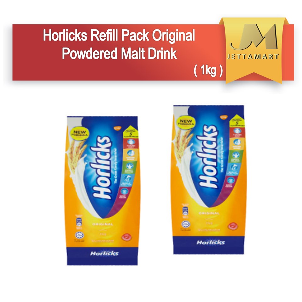 Horlicks Refill Pack Original Powdered Malt Drink (1kg ) | Shopee Malaysia