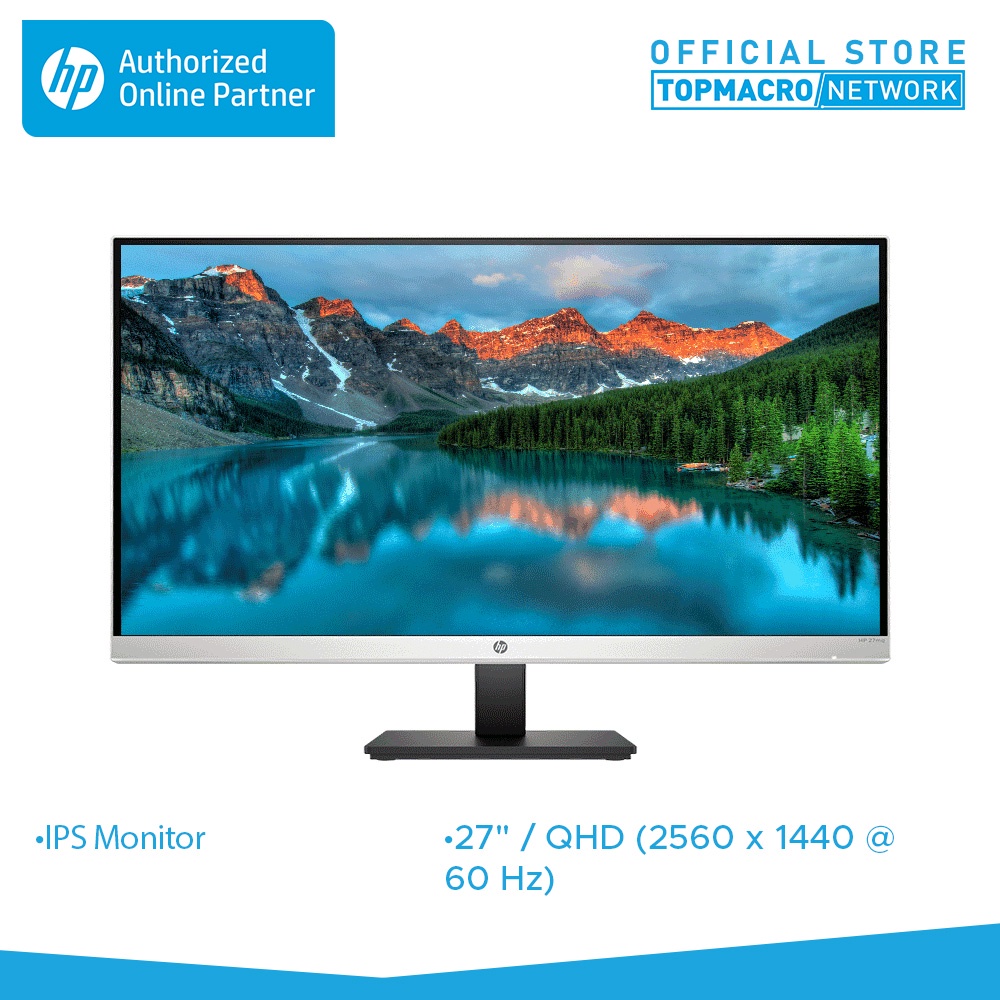 HP 27mq 27inch IPS Monitor 3 years warranty Shopee Malaysia