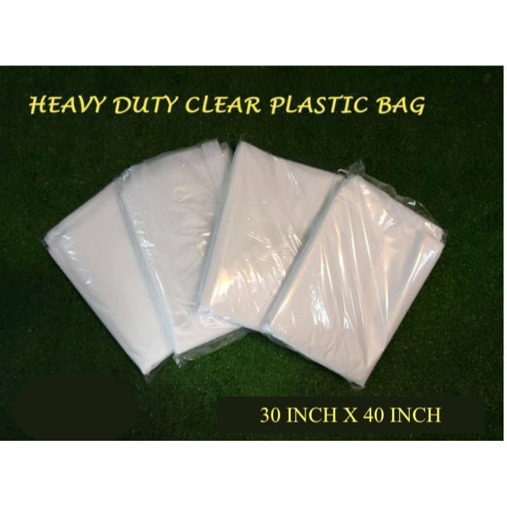 Large thick clear plastic bags hotsell
