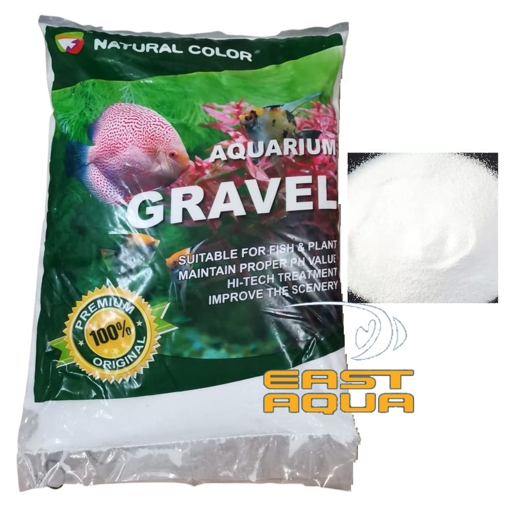 Aquarium White Sand Gravel Sand 1Kg Shopee Malaysia