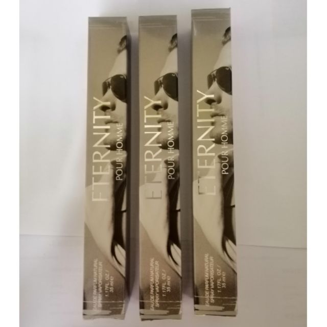 PERFUME TUBE POCKET SIZE 35ML ETERNITY POUR HOMME Shopee Malaysia