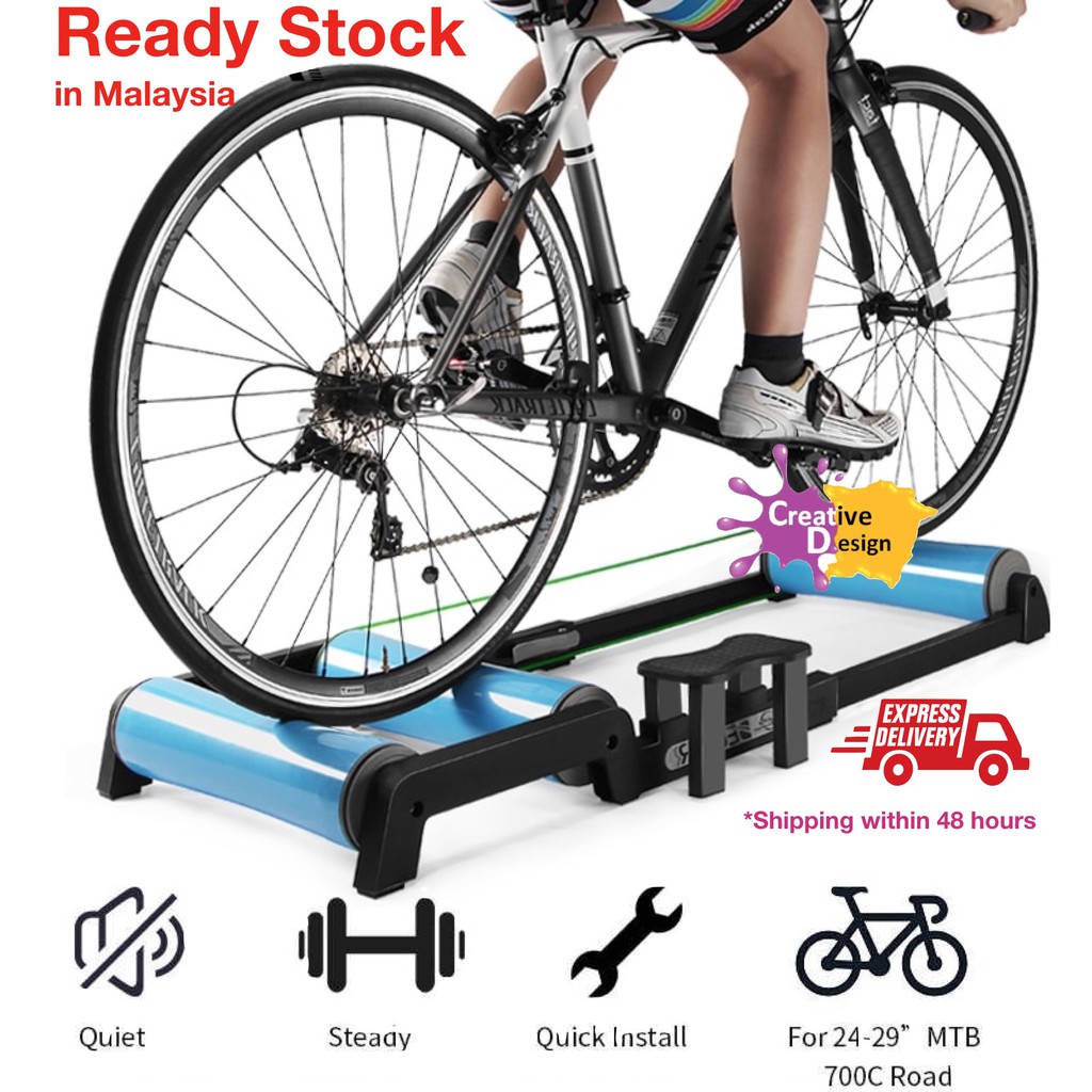 Bike Trainer Roller Indoor Cycling Bicycle Shopee Malaysia