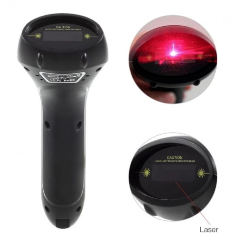 CILICO CT60 2.4GHz Wireless USB Laser Barcode Scanner Handheld Bar-code ...