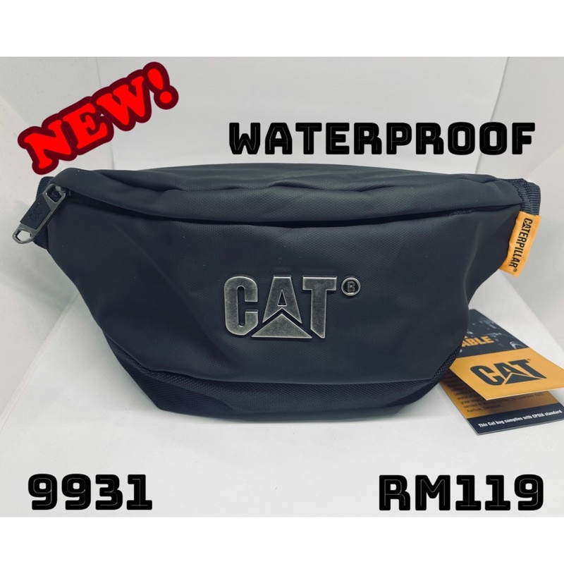 NEW CATERPILLAR Pouch Waist Bag Waterproof Beg Pinggang