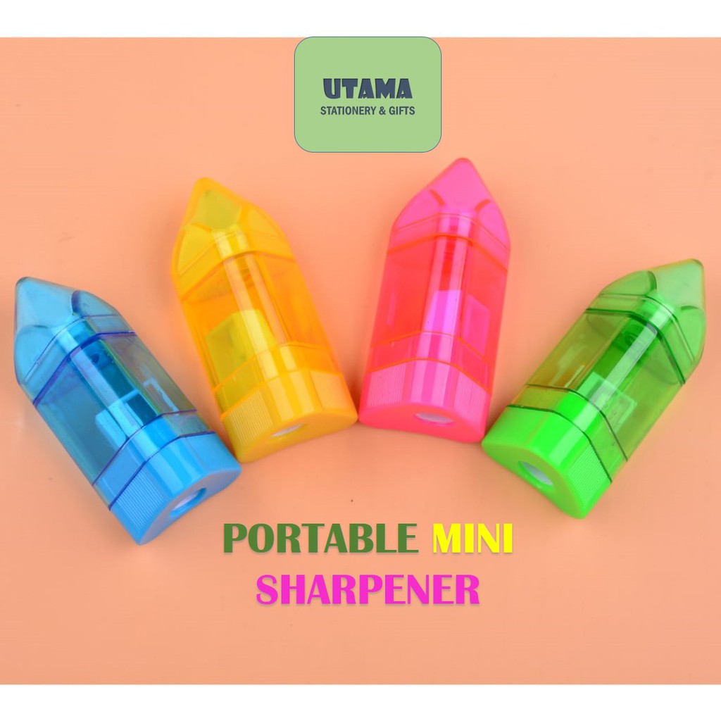 Portable Mini Sharpener ROCKET Designs Easy Bring Along For Students ...