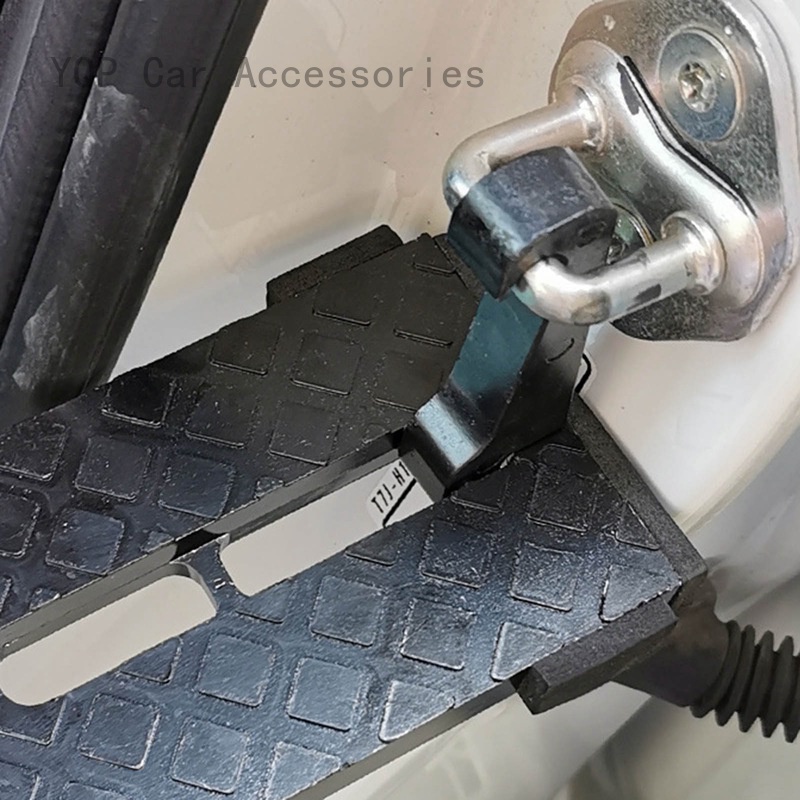 Folding Car Door Latch Hook Step Mini Foot Pedal Ladder for Jeep SUV