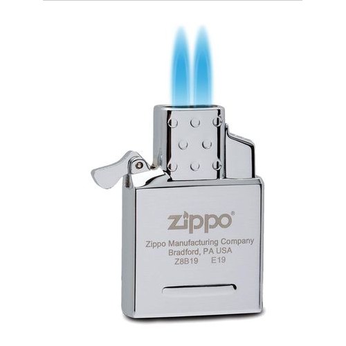 ZIPPO Butane Lighter Insert Single Double Torch Blue Flame Adjustable