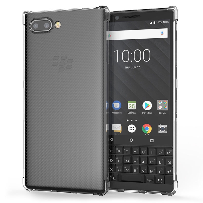 For BlackBerry KEY2 Keyone Soft Clear Crystal Shockproof TPU Case Cover