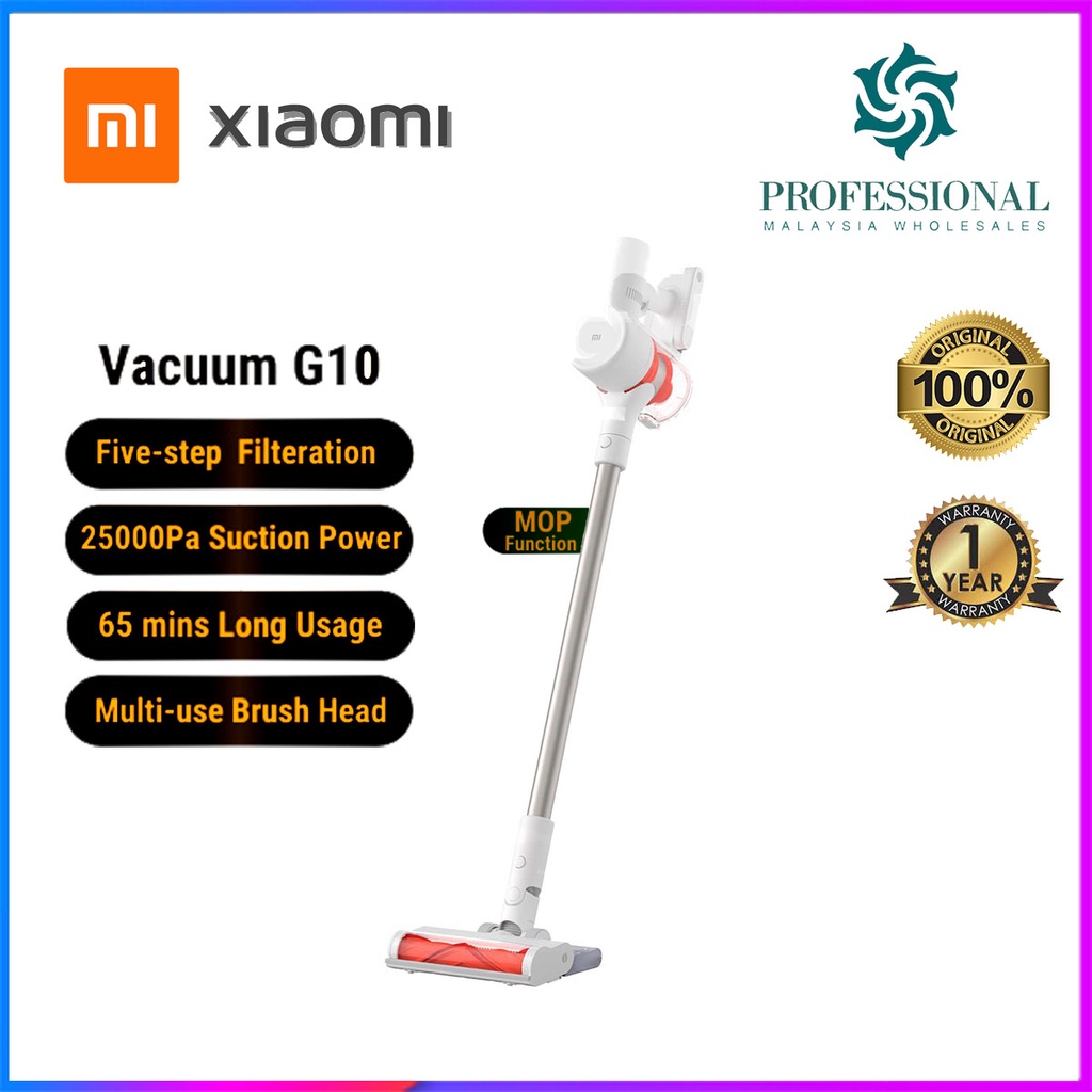 Xiaomi Mi Cordless Handheld Vacuum Cleaner G10 (2-in-1 Vacuum & Mop, 25 ...