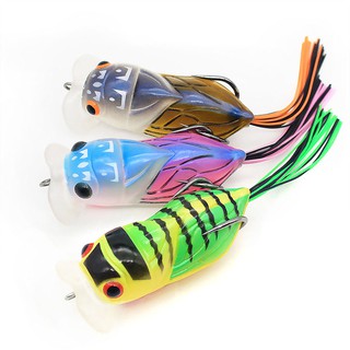 Anh Cicada Lure Soft 6.5cm 12.6g Frog Katak Top Water Fishing