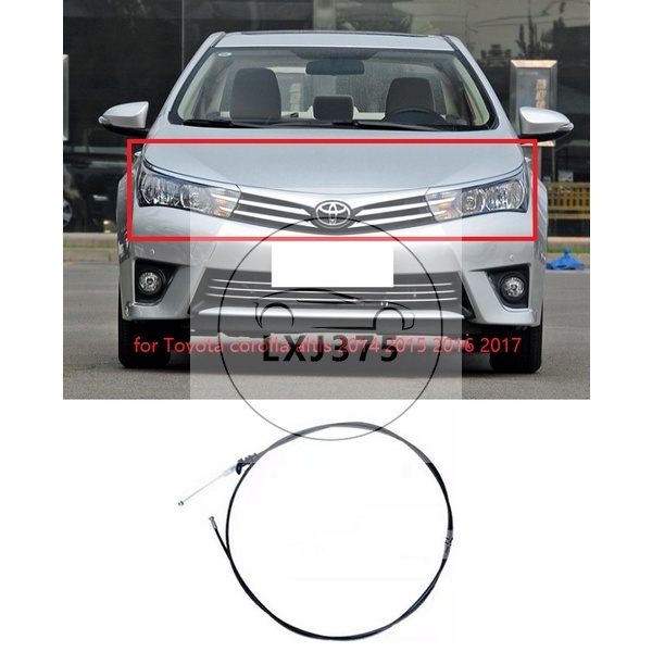 Replacement Hood Release Cable For Toyota Corolla 1.8L 2014-2018 - Direct Fit OEM Style Cable