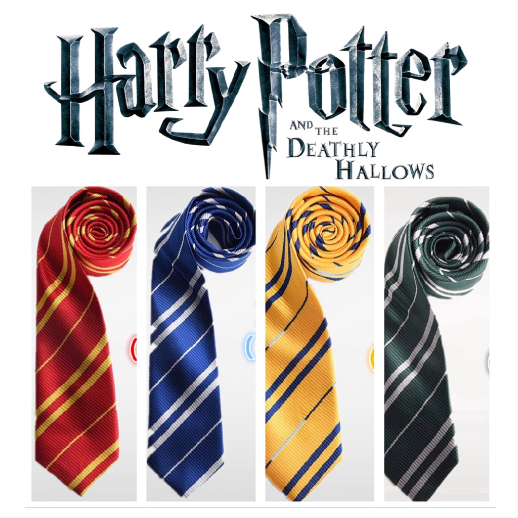 Harrie Potter Tie Gryffindor Ravenclaw Slytherin Hufflepuff Neckties ...