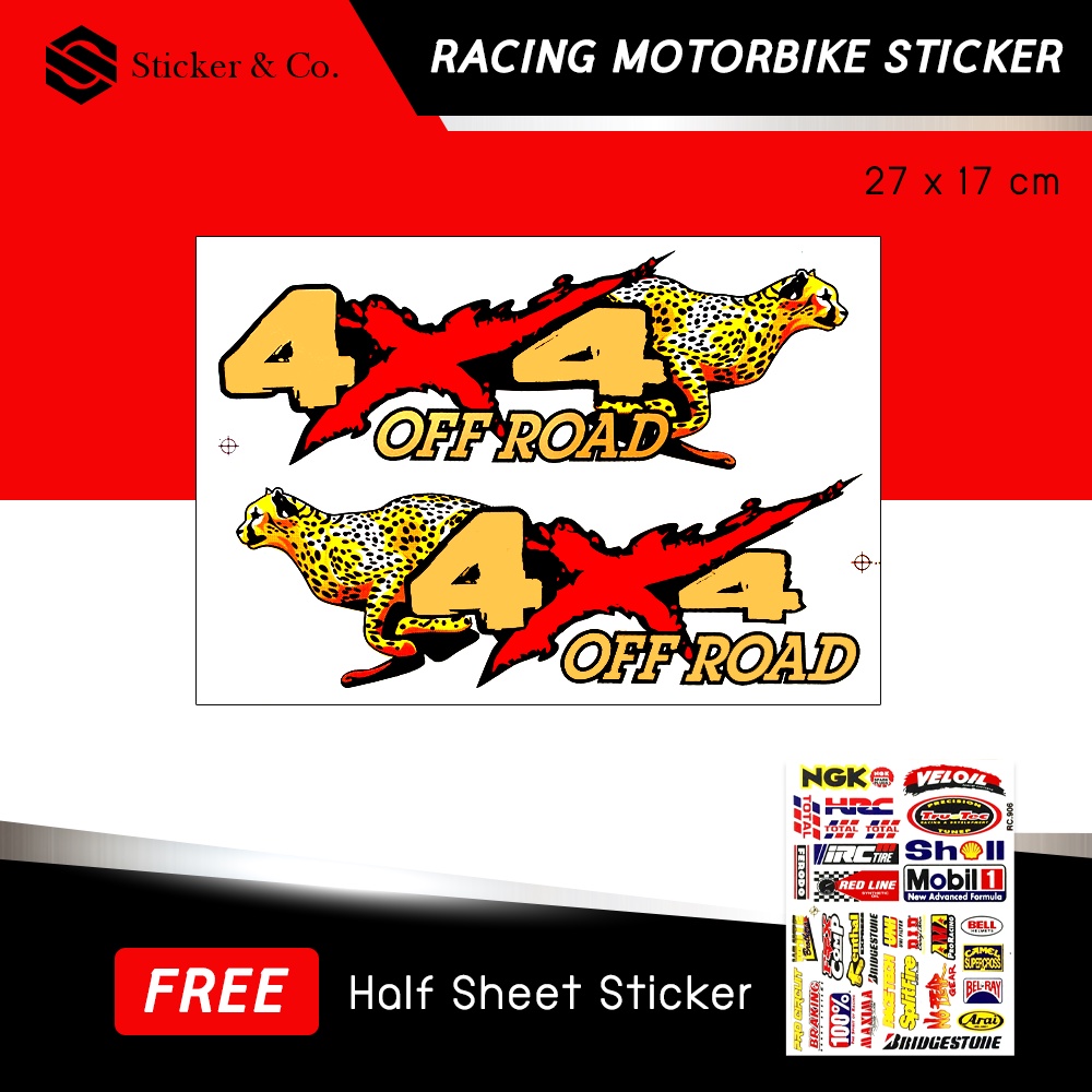 4x4 Hilux Ranger Off Road Car Sticker Mirror Door Side Skirting Bumper ...