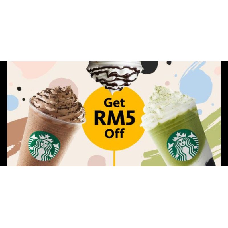 🔥STARBUCKS🔥🌈RM5 DISCOUNT🌈 PROMO CODE DISCOUNT OFF NO MIN SPEND BAUCER ...