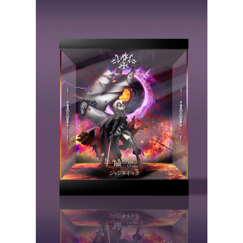 FGO FATE ALTER Anime figure mode Hight Transparent Acrylic Led Display ...