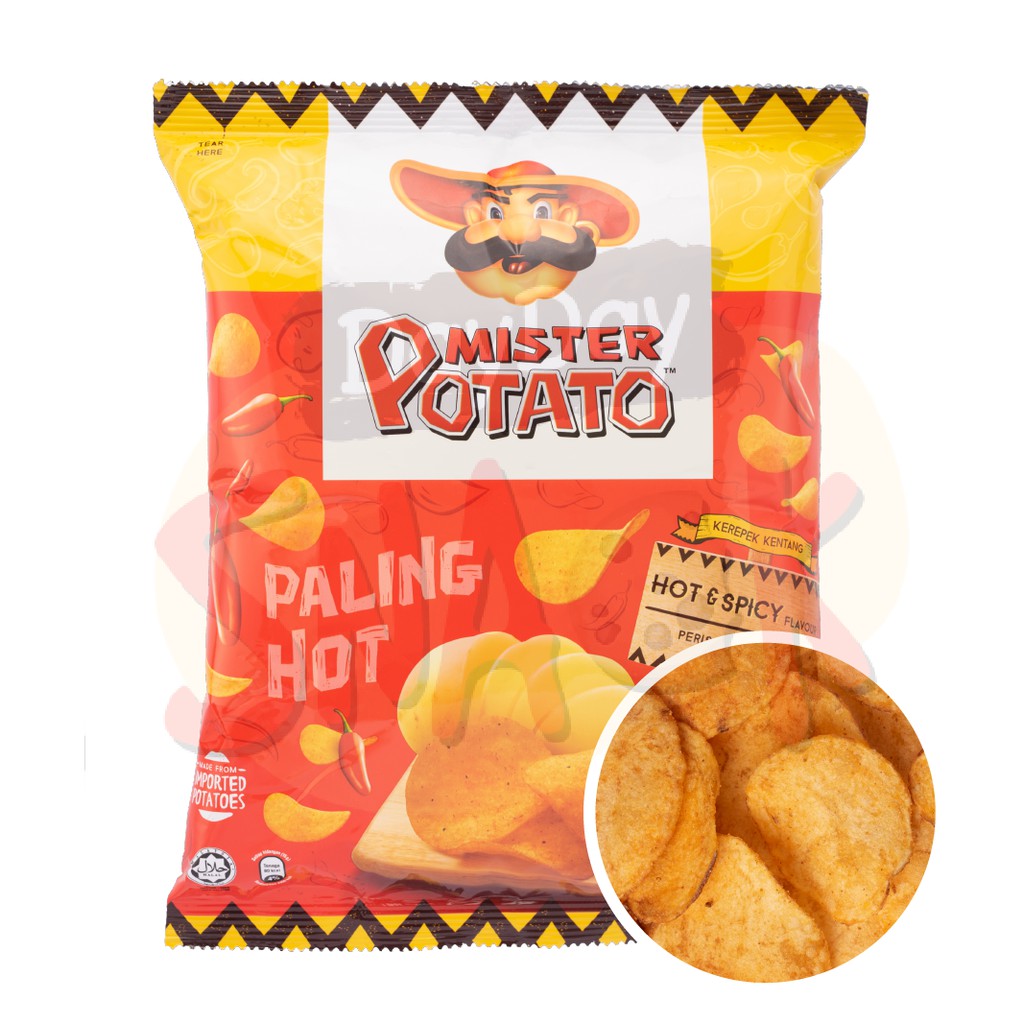 Mamee Mister Potato Hot And Spicy 75g Shopee Malaysia 4866