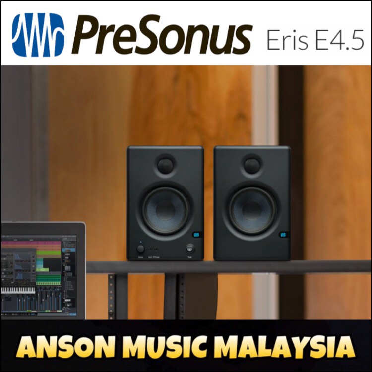 Presonus Eris E4.5 Active Powered 2-Way 4.5 Near Field Studio Monitors  (PAIR)