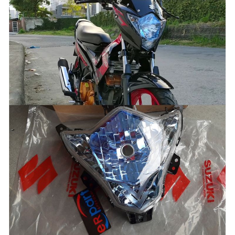 Headlamp SE blue satria Fu FL Raider150 carb Original Headlight ...