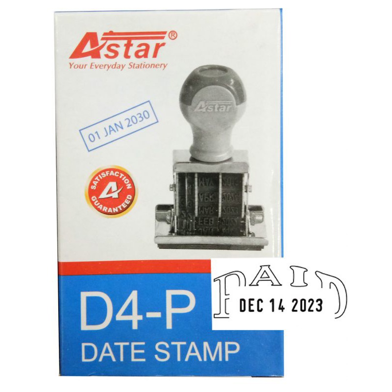 PAID WITH DATE CHOP D-4P | Shopee Malaysia