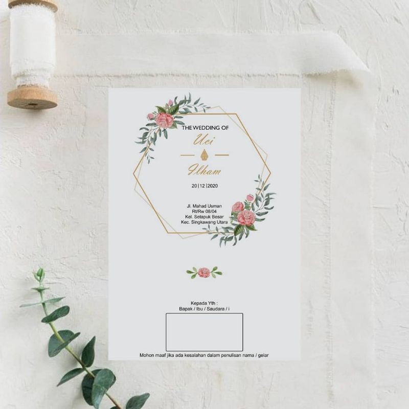 Pontianak Wedding Invitation (Modern Java)|Wedding Invitation|Unique ...