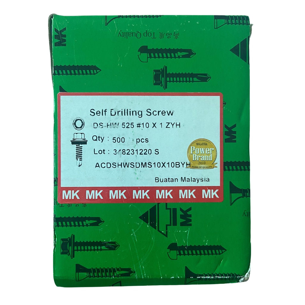 Hex Self Drilling Screw Ds Hw516 Ds Hw520 Ds Hw525 Skru Awning