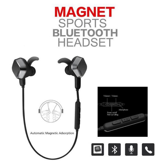 Remax magnet sports bluetooth headset online s2