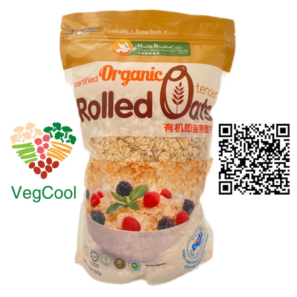 Health Paradise Imported Certified Organic Rolled Oats from Australia  有机即溶燕麦片500gm