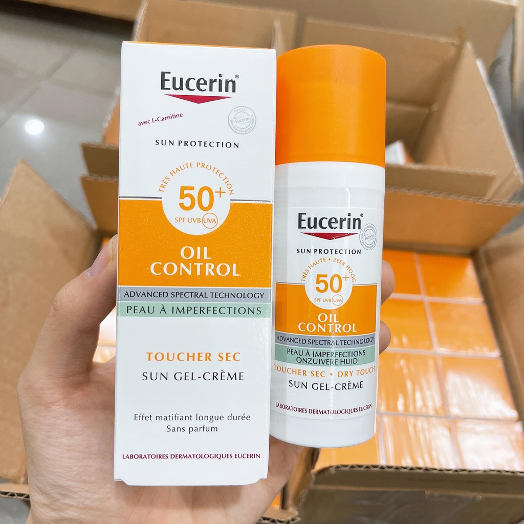 Eucerin Sun GelCreme Oil Dry Touch SPF 50 + Oil Control Sunscreen