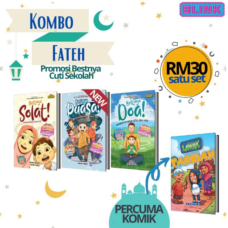 DAUN Buku Bestnya Solat, Bestnya Doa, Bestnya Puasa Percuma Komik ...