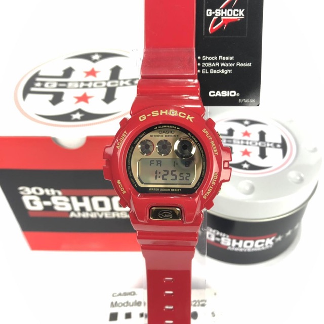 Casio G Shock 30th Anniversary Designed By Eric Haze Red Gold DW 6930A 4