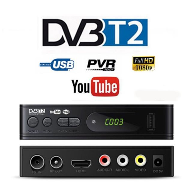 MYTV Digital Dekoder TV USB Media Player Decoder free AV Cable & USB ...