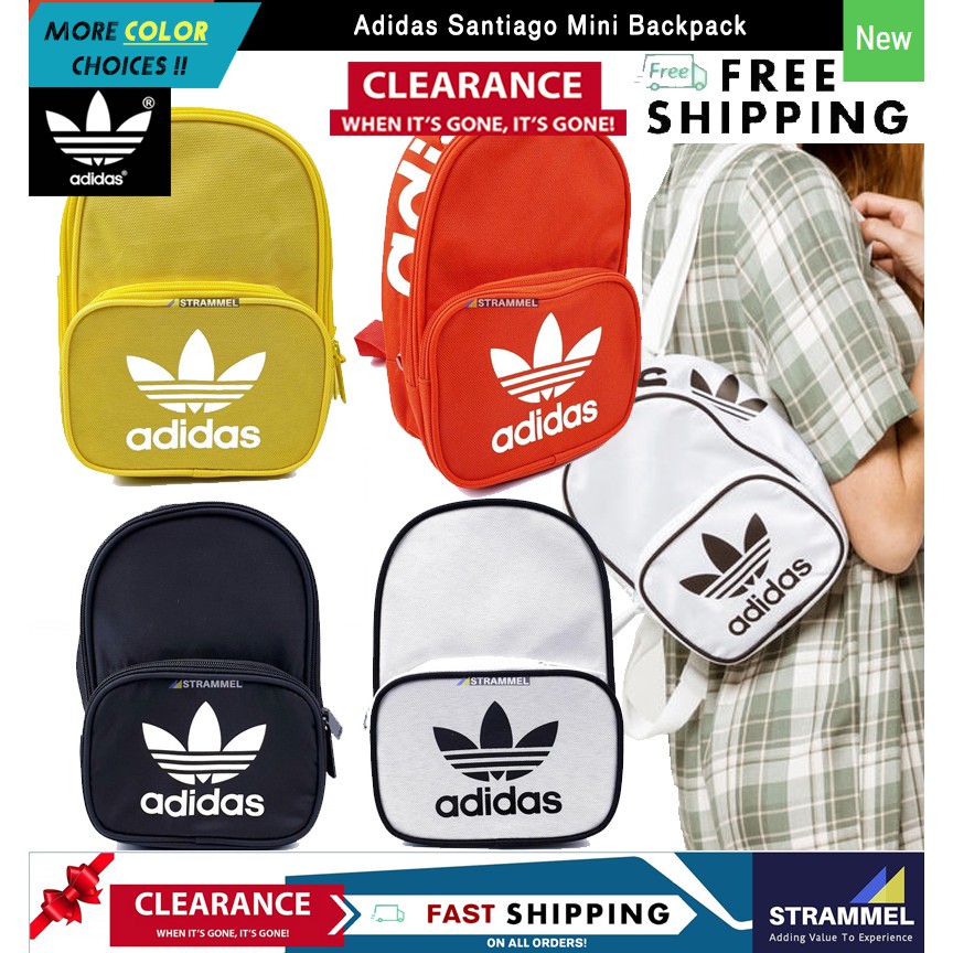 Adidas originals trefoil logo mini clearance backpack