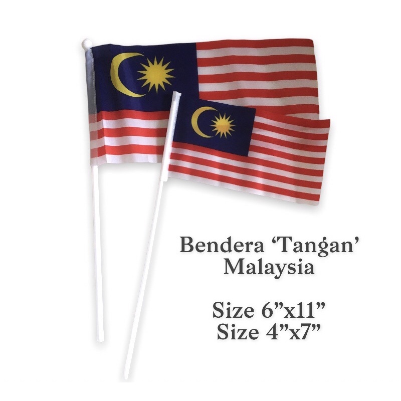 Bendera Tangan Malaysia Hand Flag Shopee Malaysia