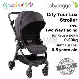 Baby Jogger Baby Jogger City Tour Lux Stroller Granite Shopee Malaysia